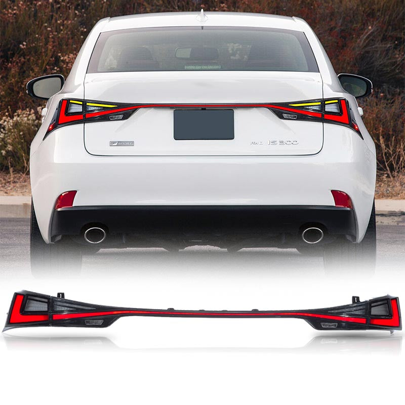 VLAND レクサス IS ISF テールランプ VLAND LED Taillights For 2014-2020 Lexus IS 250 350 200t 300h F