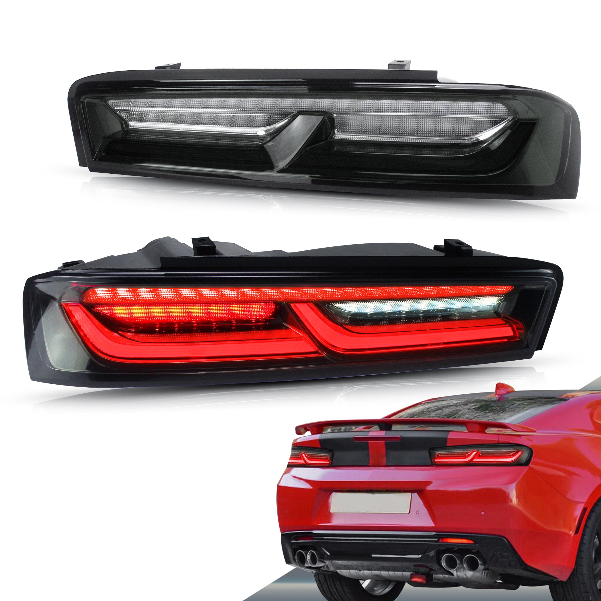 VLAND LED テールライト シボレー カマロ 2016-2018 シーケンシャル