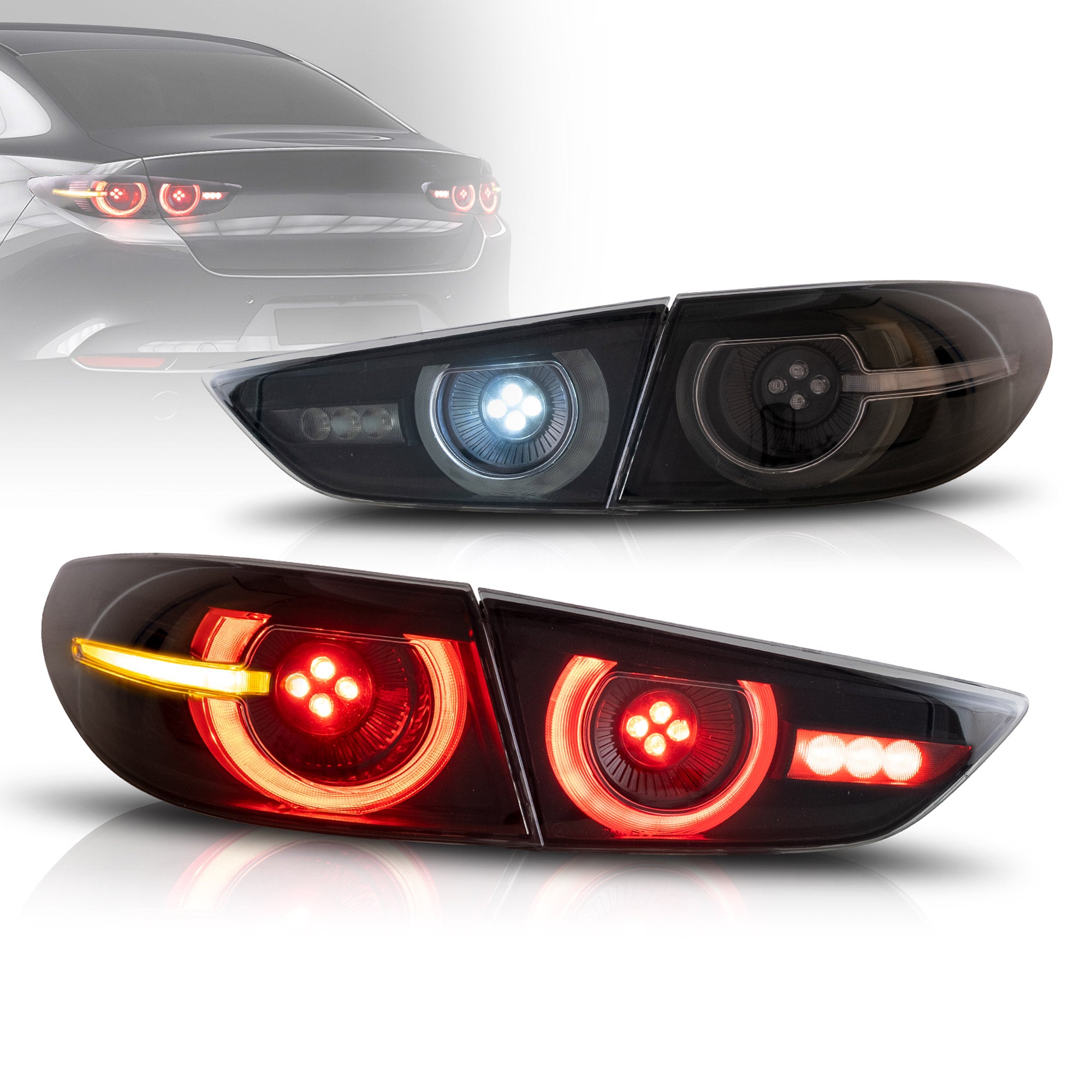 VLAND LED Tail Lights For Mazda3 Sedan 2019-2025 – VLAND US