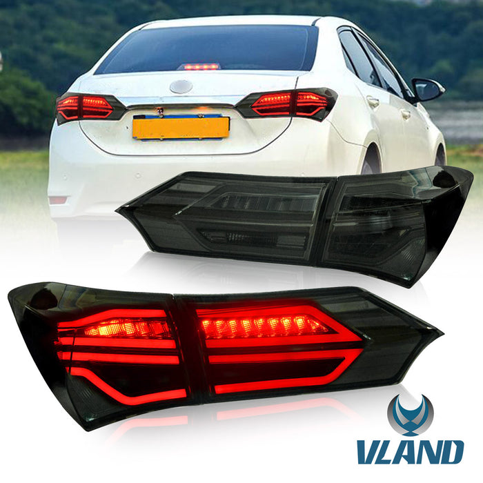 VLAND LED Tail lights For 2014-2019 Toyota Corolla International E170/E180 version(Price of 100 pairs)
