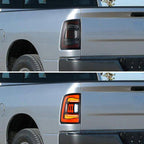 2009-2018 RAM 1500 2500 3500 LED Taillights Amber Sequential Turn Signal