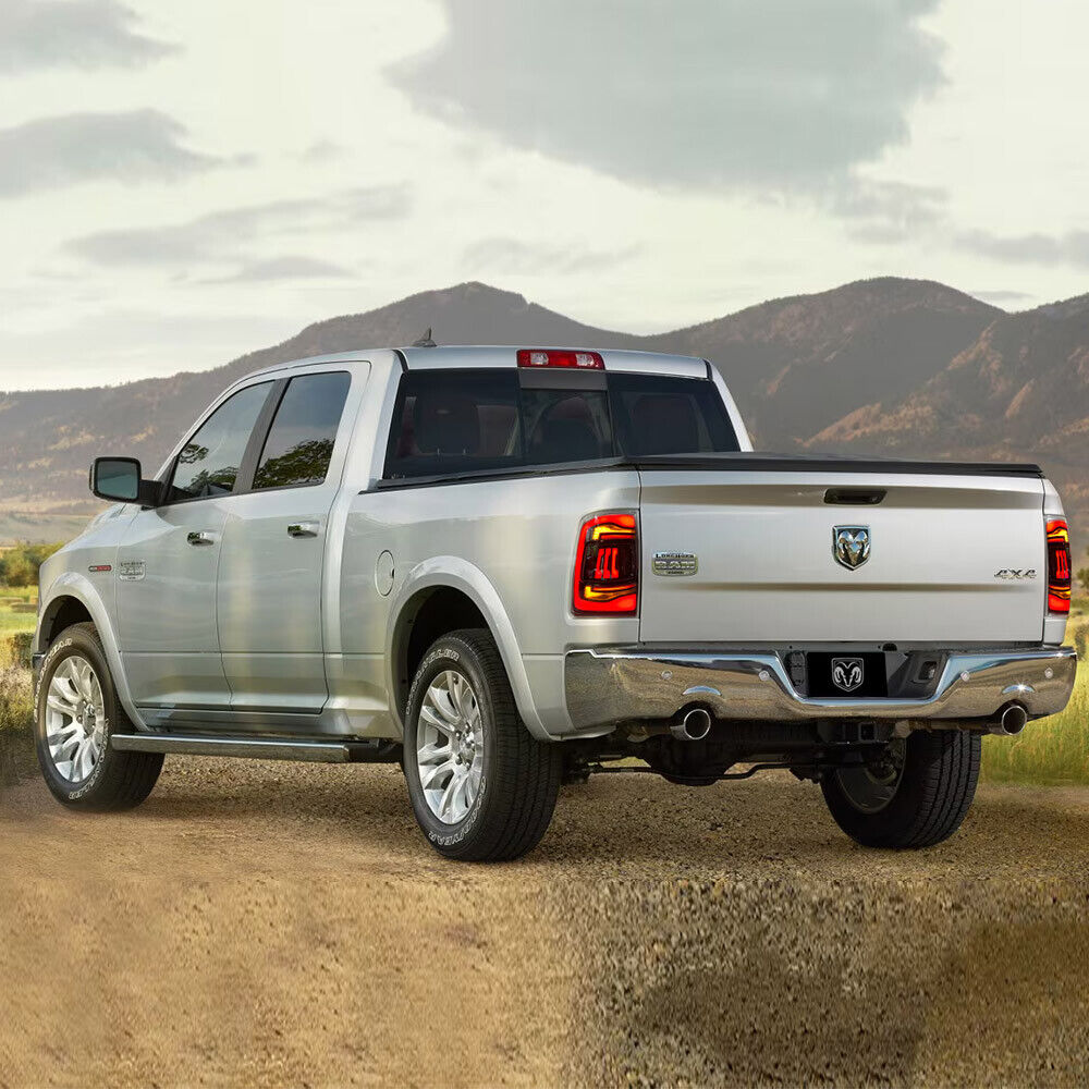 2009-2018 RAM 1500 2500 3500 LED Taillights Amber Sequential Turn Signal