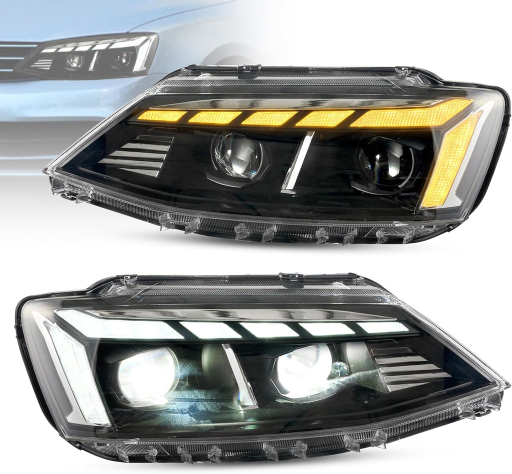 2011-2018 Volkswagen Jetta MK6 LED Headlights