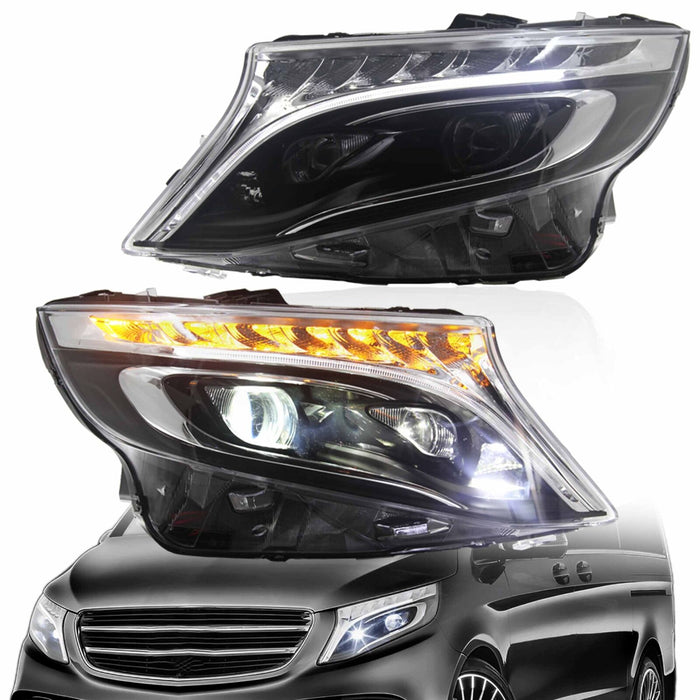 2014-2023 Mercedes Benz V-Class Vito W447 LED Headlights