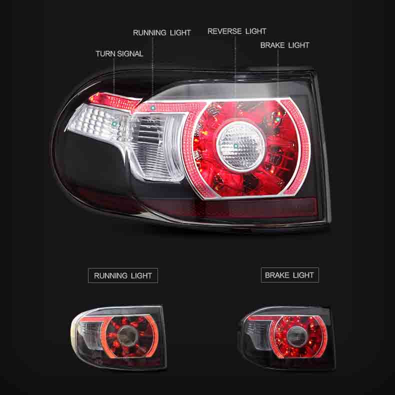 VLAND LED Taillights For Toyota Fj Cruiser 2006-2022 (MOQ >=200)