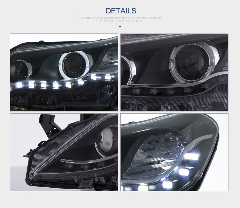 VLAND LED  ヘッドライトトヨタ・マークX 2代目前期用 2009-2012 （丰田锐志大灯/Toyota  Mark X headlights）