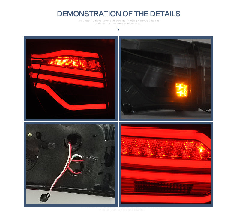 VLAND LED Tail lights For 2014-2019 Toyota Corolla International E170/E180 version(Price of 100 pairs)
