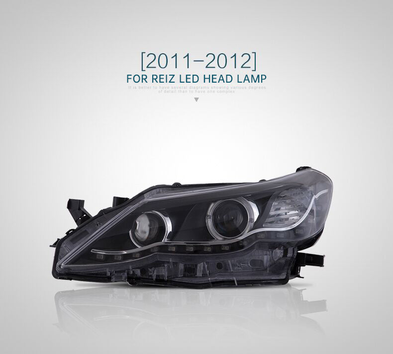 VLAND LED  ヘッドライトトヨタ・マークX 2代目前期用 2009-2012 （丰田锐志大灯/Toyota  Mark X headlights）