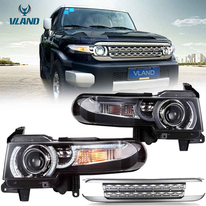 VLAND LED Headlights For Toyota Fj Cruiser 2006-2022 (MOQ of 100)