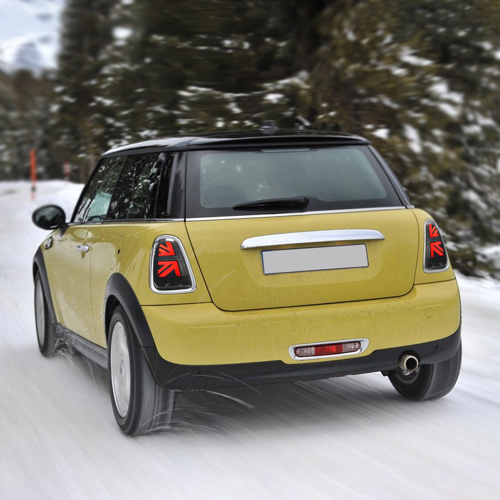 VLAND Smoked Red LED Taillights For Mini Cooper 2007-2013 R56 R57 R58 R59 (100 Pairs)