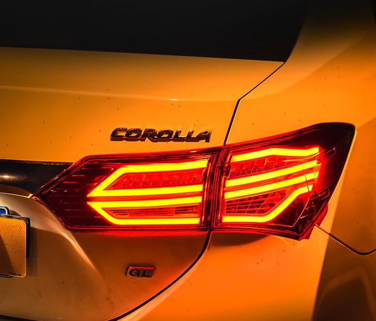VLAND LED Tail lights For 2014-2019 Toyota Corolla International E170/E180 version(Price of 100 pairs)