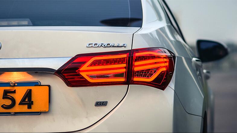 VLAND LED Tail lights For 2014-2019 Toyota Corolla International E170/E180 version(Price of 100 pairs)