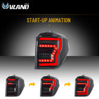 2010-2024 Toyota 4Runner Full LED Rear Tail Lights Assembly