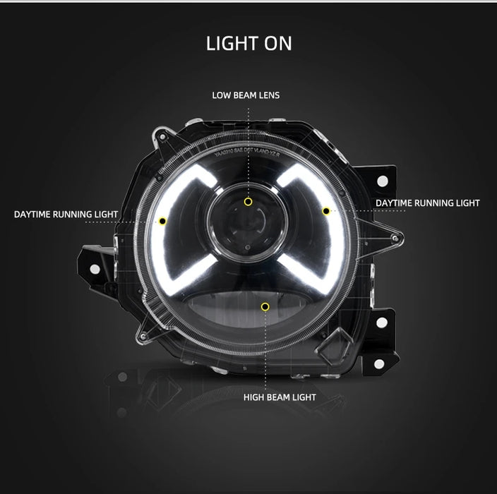 VLAND LED Headlights For Suzuki Jimny 2018-2023
