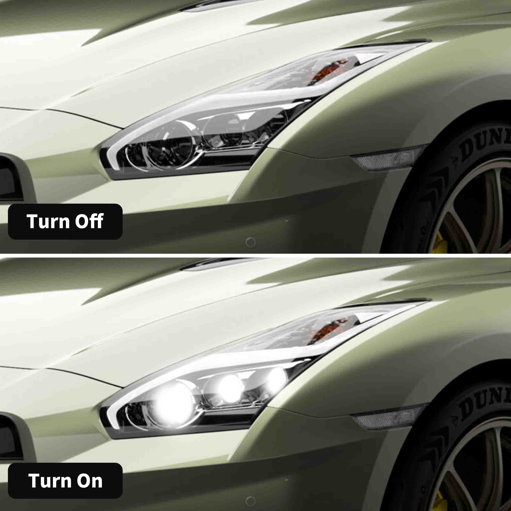 VLAND LED Headlights For 2008-2023 Nissan GTR R35