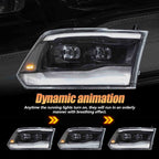 <t0>LAND  LED  HeadlighTs  For 2009-2018 RAM 1500 2500 3500