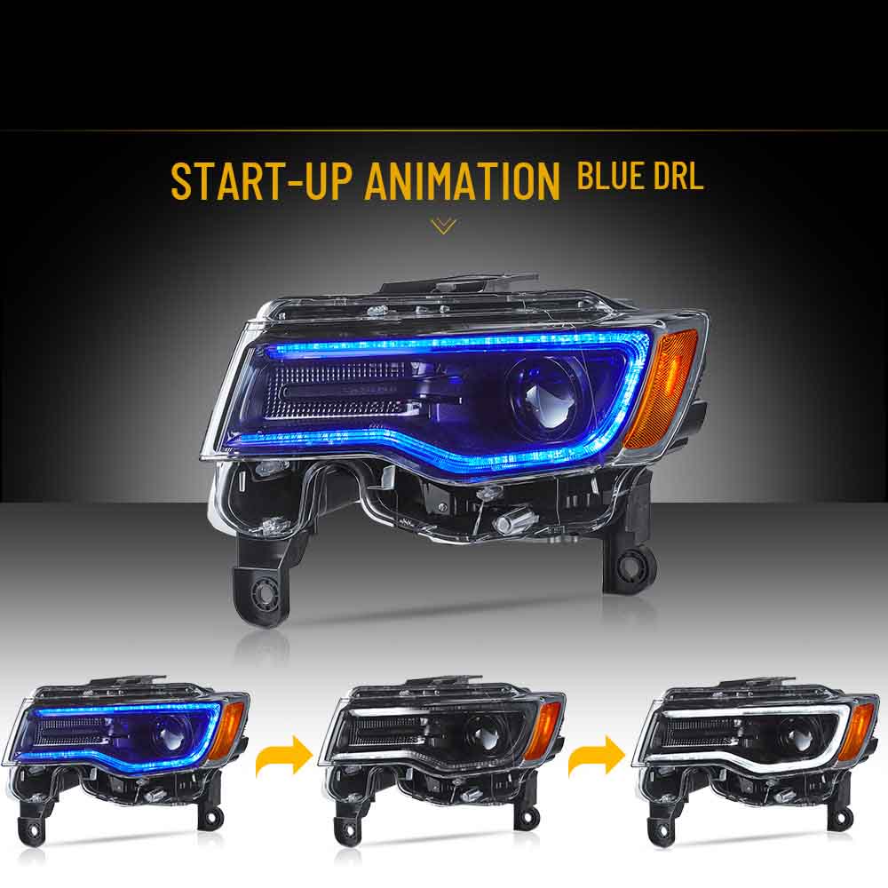 VLAND LED Headlights For 2014-2022 Jeep Grand Cherokee (WK2)