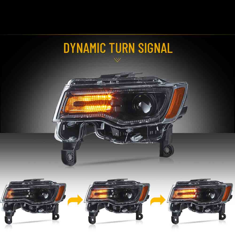 VLAND LED Headlights For 2014-2022 Jeep Grand Cherokee (WK2)