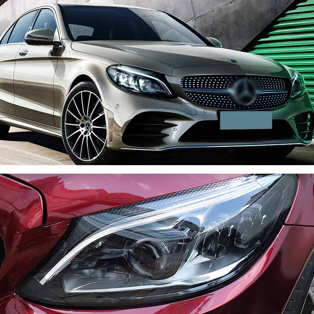 VLAND LED Projector Headlights For 2015-2021 Mercedes Benz C-Class W205