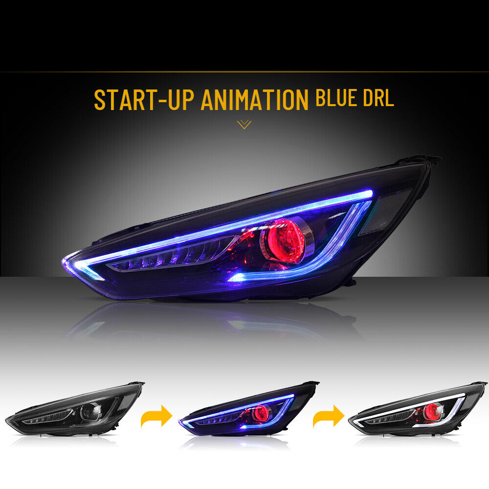 VLAND LED ヘッドライトフォード フォーカス 2015-2019 第 3 世代