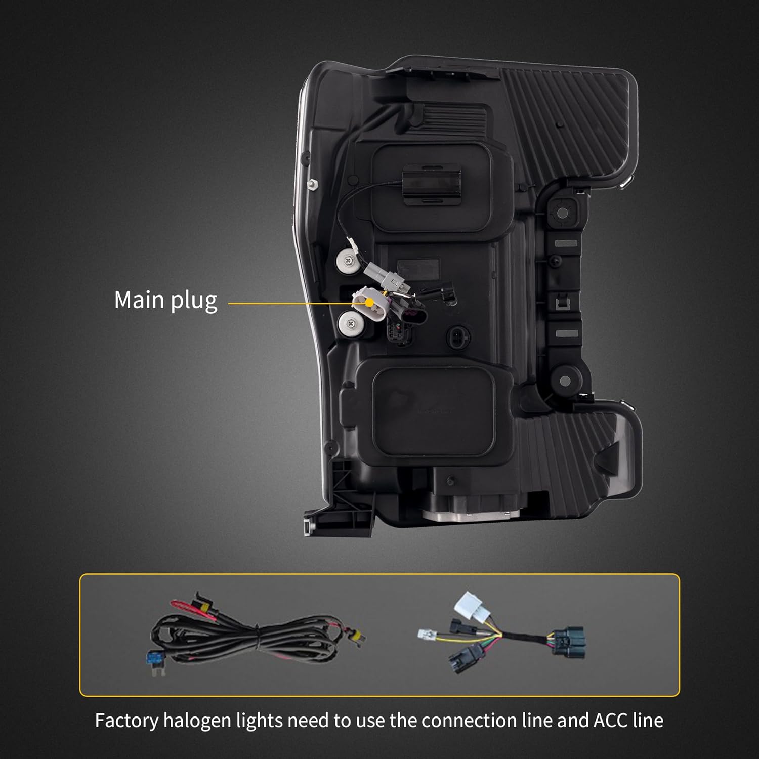 VLAND LED Headlights For 2017-2019 Ford F250 F350 F450 F550 Super Duty