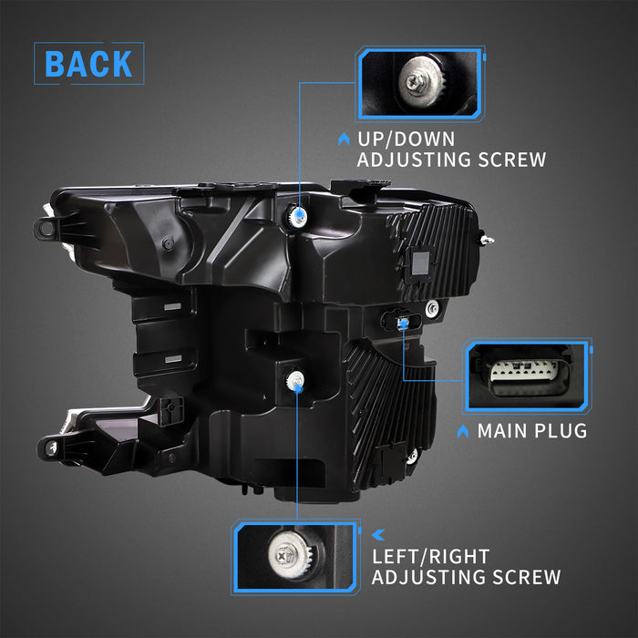 VLAND LED-Scheinwerfer für Ford F150 2018–2020 mit Startanimation