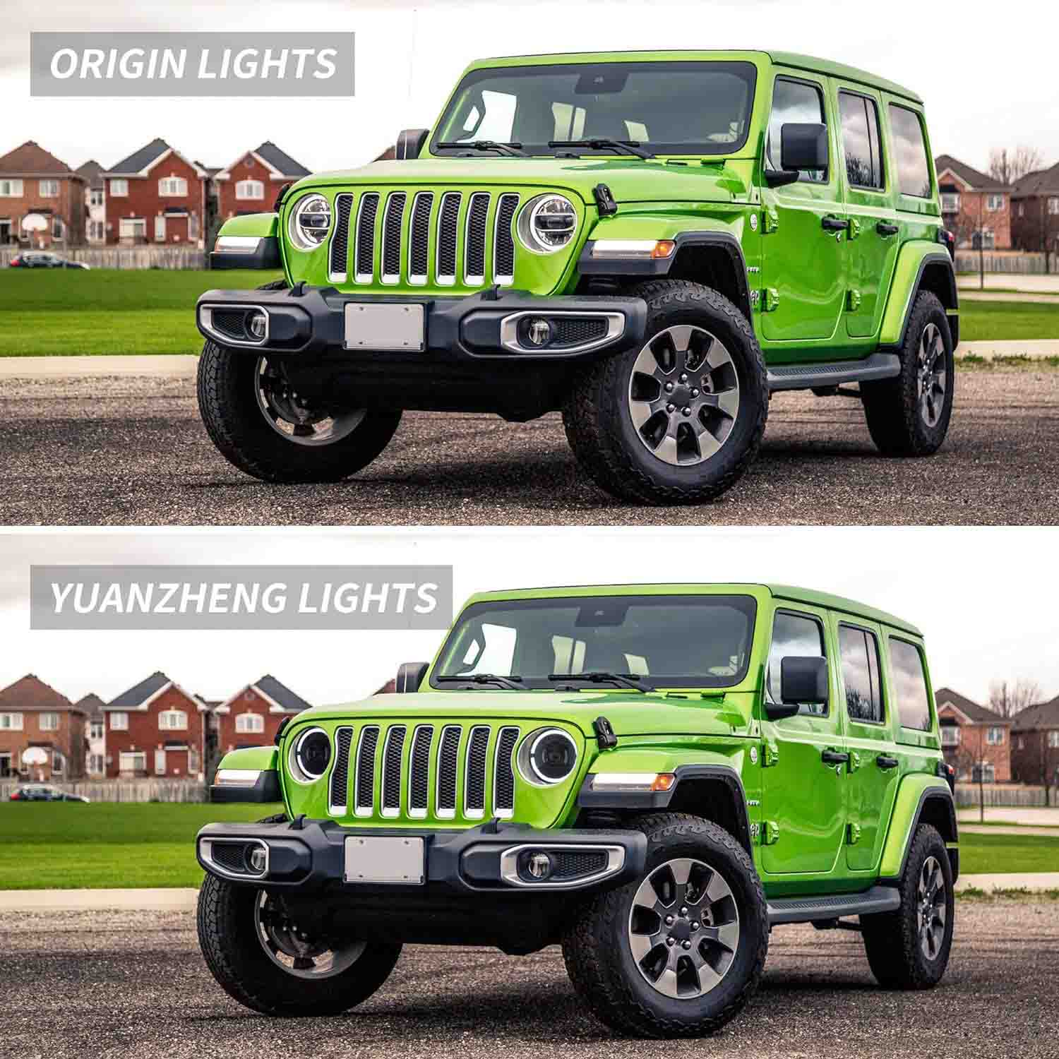 VLAND LED Headlights For 2018-2023 Jeep Wrangler JL Gladiator JT