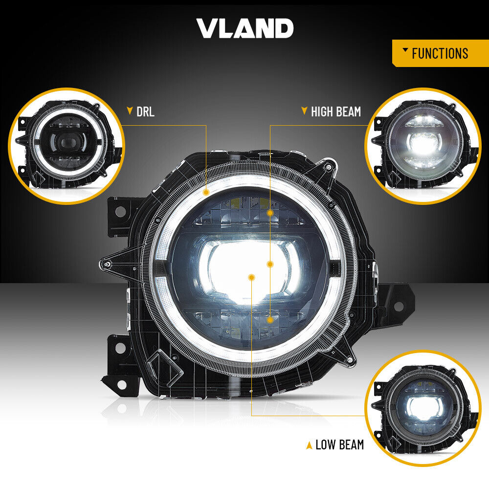 VLAND LED Headlights For 2018-2023 Suzuki Jimny