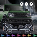 VLAND RGB LED Projector Headlights For 2021-2026 Ford Bronco