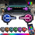 VLAND RGB LED Projector Headlights For 2021-2026 Ford Bronco
