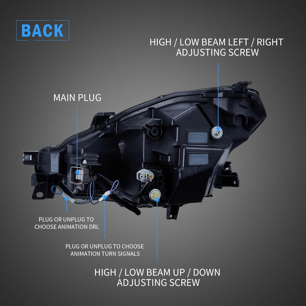 Phares LED VLAND pour Toyota GR86 et Subaru BRZ 2e génération ZN8/ZD8 2022-2024