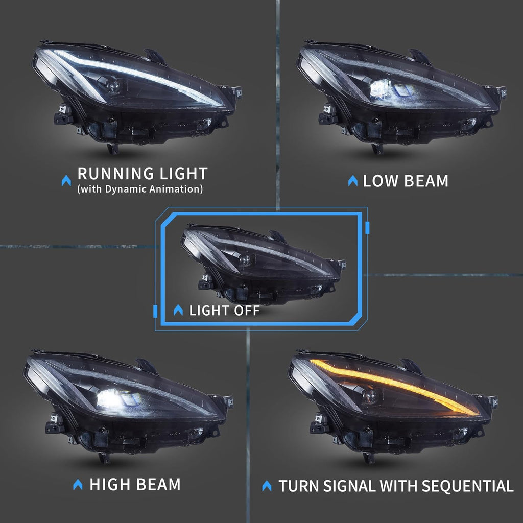 Phares LED VLAND pour Toyota GR86 et Subaru BRZ 2e génération ZN8/ZD8 2022-2024