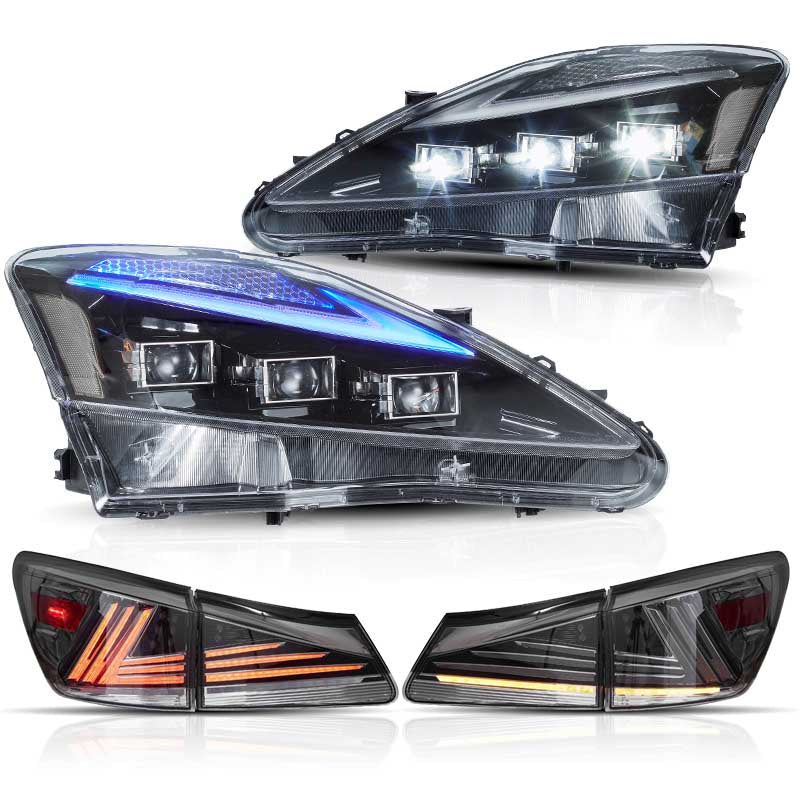 VLAND LED Headlights & Taillights For 2006-2013 Lexus IS250/350/F