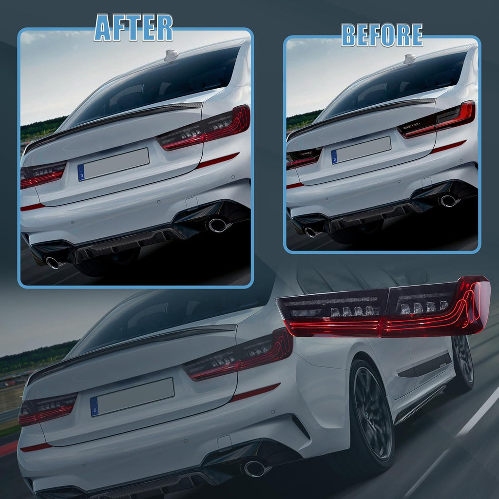VLAND LED Laser Taillights For 2020-2024 BMW 3 Series G20 M3 G80