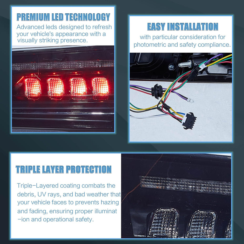 VLAND LED Laser Taillights For 2020-2024 BMW 3 Series G20 M3 G80