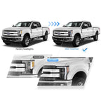 VLAND LED Projector Headlights For 2017-2019 Ford Super Duty F250 F350 F450 F550