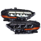 VLAND LED Projector Headlights For 2018-2023 Ford Mustang (S550 Facelift)