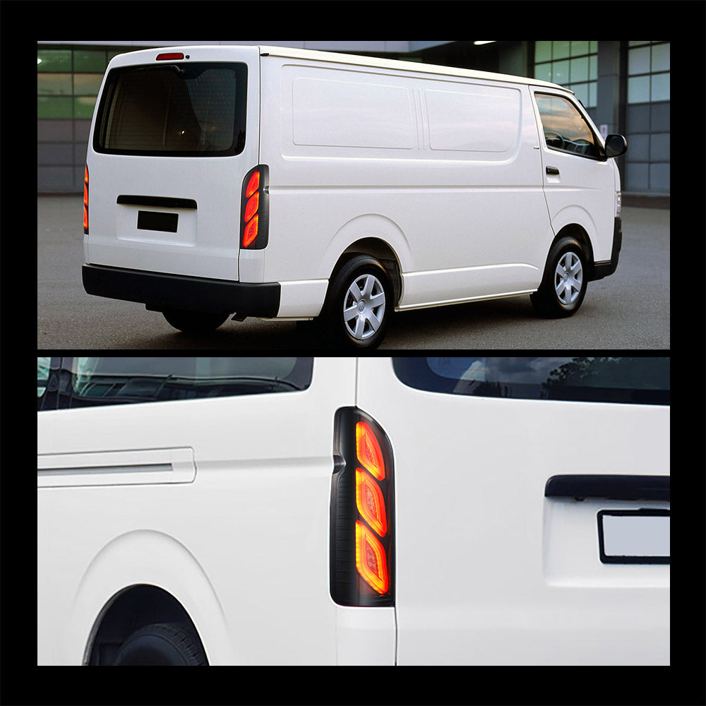 VLAND LED Taillights For 2005-2019 Toyota Hiace W/Startup Animation