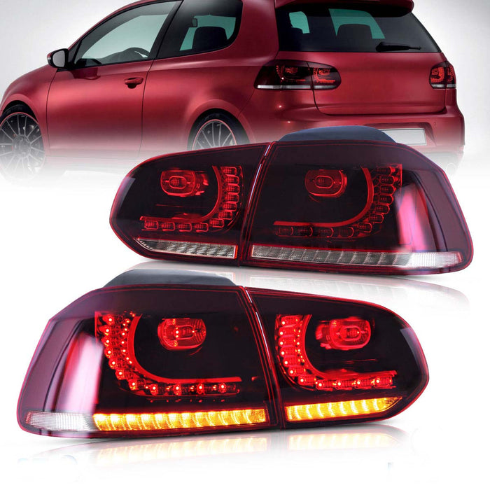 VLAND LED Taillights For 2009-2014 Volkswagen Golf 6 MK6