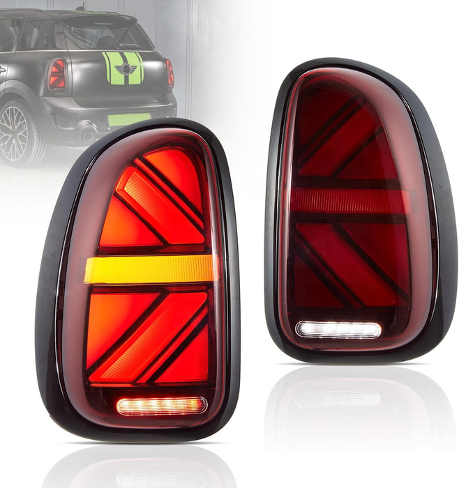 Vland luces traseras LED completas para 2010-2016 BMW Mini Countryman Cooper R60 luces traseras del mercado de accesorios