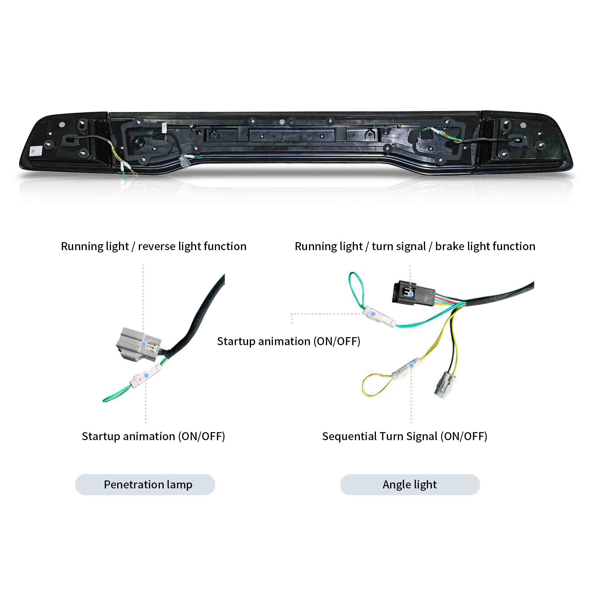 VLand führte Rücklichter für 2011-2014 Dodge Charger mit rotem Blinker