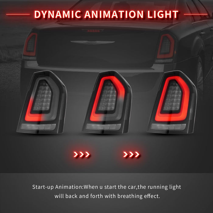 VLAND LED Taillights For 2011-2014 Chrysler 300 & Lancia Thema