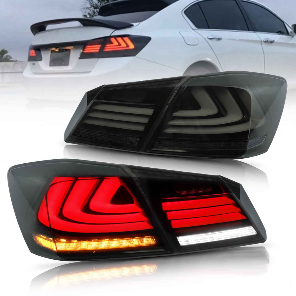 VLAND LED tail lights for 2013-2015 honda accord rear lamp assembly