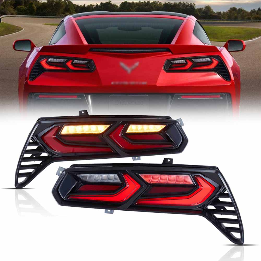Feux arrière à LED VLAND pour Chevrolet Corvette C7 2014-2019