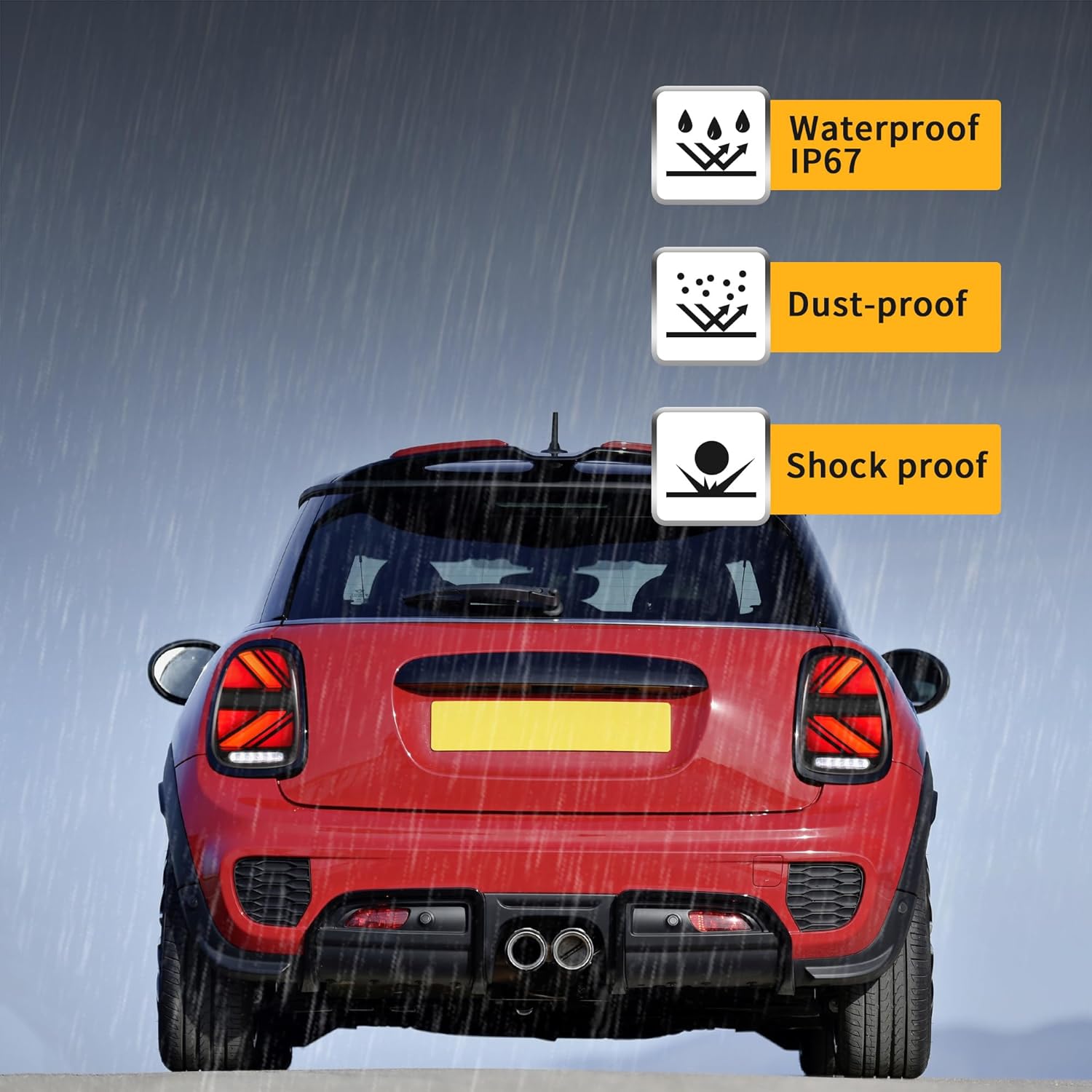 VLAND Full LED Taillights For 2014-2019 Mini Cooper Hatch F55 F56 F57