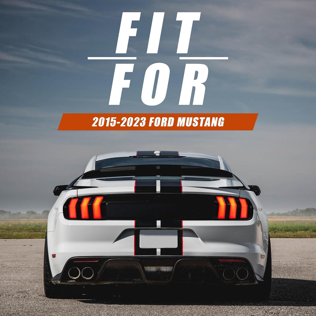 VLAND Feux arrière LED pour Ford Mustang S550 2015-2023 avec 5 modes clignotants