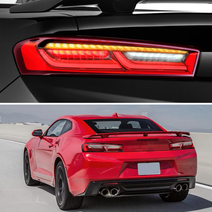 VLAND LED Taillights For 2016-2018 Chevrolet Camaro w/Sequential Turn Signal