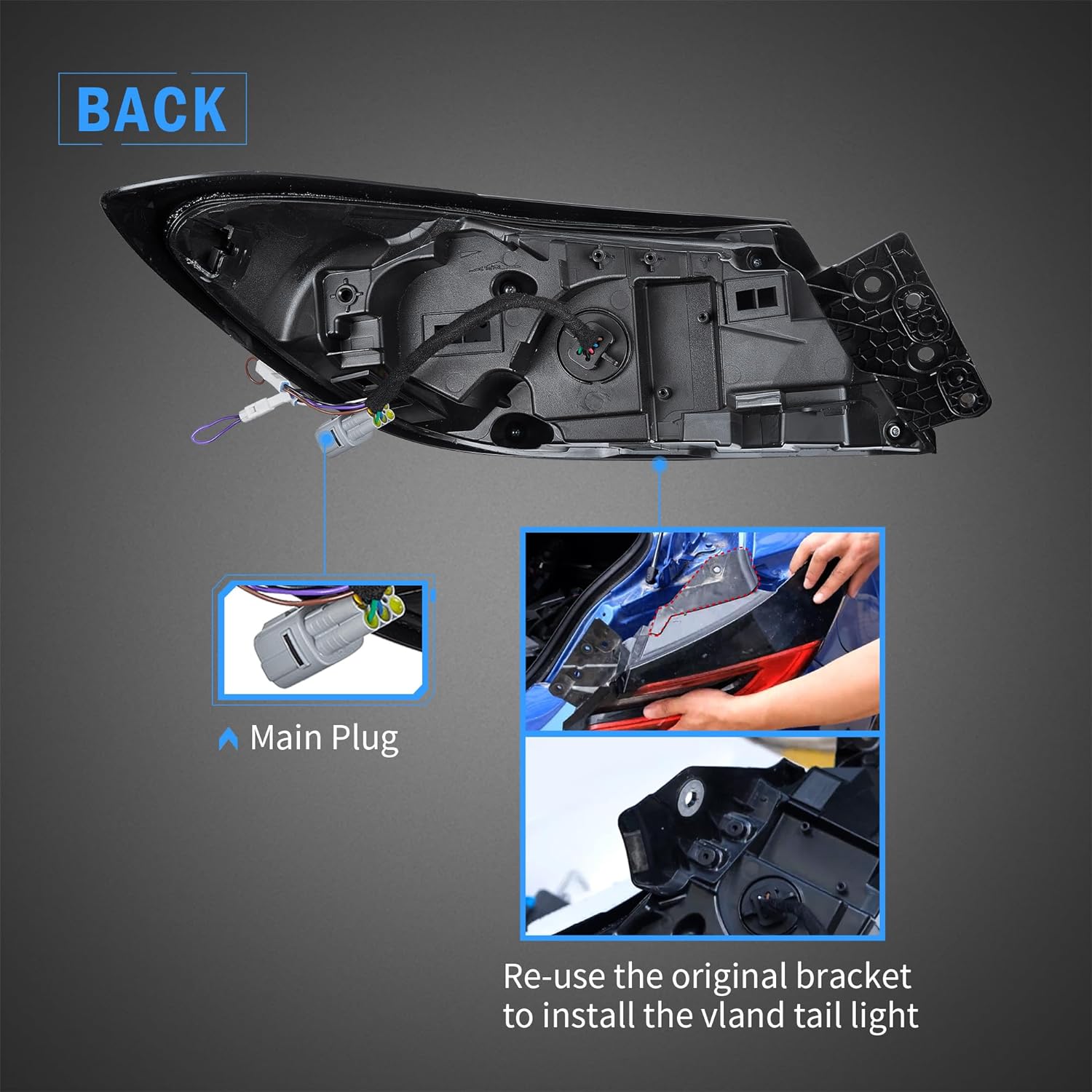 VLAND-LED-Rücklichter für 2022-2024 Toyota Gr86/Subaru Brz 2. Gen Zn8/ZD8