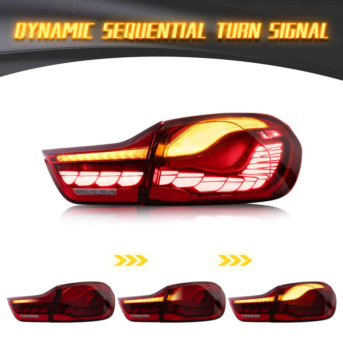 VLAND OLED Taillights For 2014-2020 BMW 4-Series F32 F33 F36 M4 F82 F83