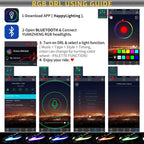 VLAND RGB LED Headlights For 2012-2021 Toyota 86 GT86, Scion Frs, Subaru Brz